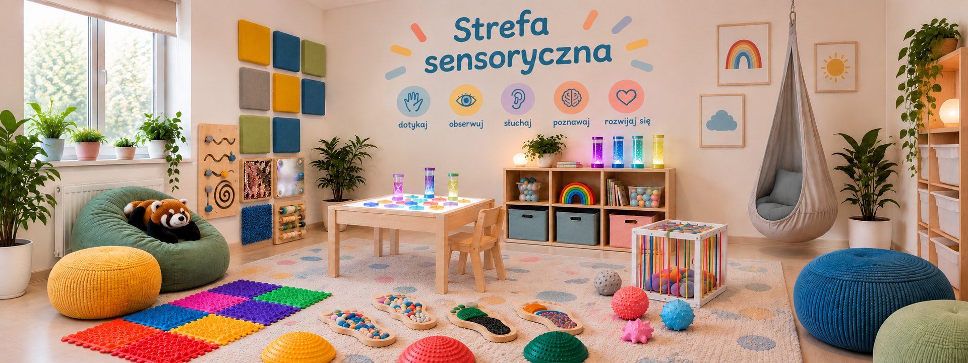 Sala w placówce oświatowej wyposażona przez Projekt Oświata